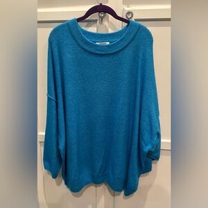 3X Zenana Outfitters Vibrant Blue Knit Top